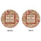 Thankful & Blessed Round Linen Placemats - APPROVAL (double sided)