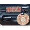 Thankful & Blessed Round Luggage Tag & Handle Wrap - In Context