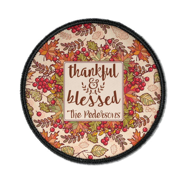 Thankful & Blessed Round Patch