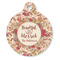 Thankful & Blessed Round Pet ID Tag - Large - Front