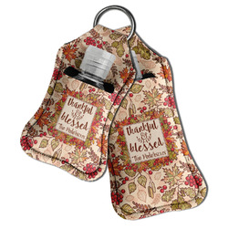 Thankful & Blessed Hand Sanitizer & Keychain Holder (Personalized)