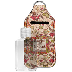 Thankful & Blessed Hand Sanitizer & Keychain Holder - Large (Personalized)