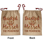 Thankful & Blessed Santa Sack - Front & Back (Personalized)