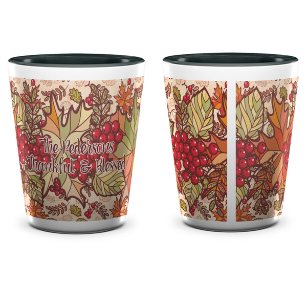 Thankful & Blessed Shot Glass - Two Tone - APPROVAL