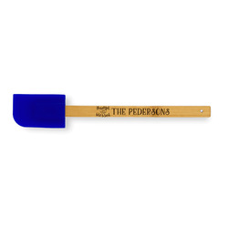 Thankful & Blessed Silicone Spatula - Blue (Personalized)