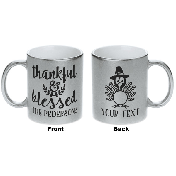 Thankful & Blessed Silver Mug - Approval