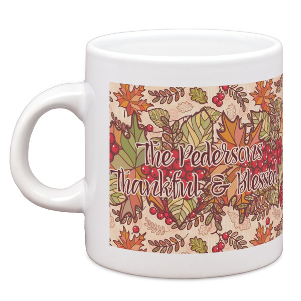 Custom Thankful & Blessed Espresso Cup (Personalized)