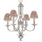 Thankful & Blessed Small Chandelier Shade - LIFESTYLE (on chandelier)