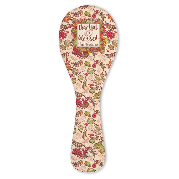 Custom Thankful & Blessed Ceramic Spoon Rest (Personalized)