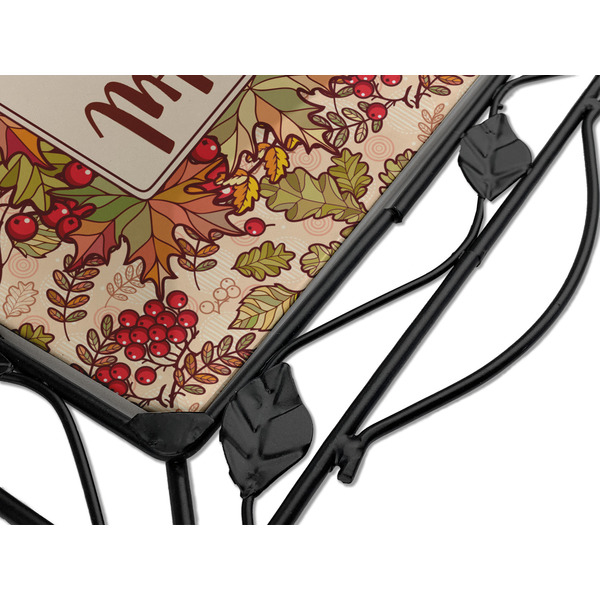 Thankful & Blessed Square Trivet - Detail