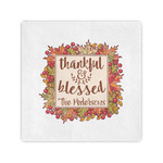 Thankful & Blessed Cocktail Napkins (Personalized)