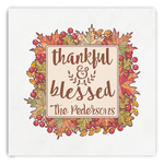 Thankful & Blessed Paper Dinner Napkins (Personalized)