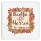 Thankful & Blessed Paper Dinner Napkin - Front View