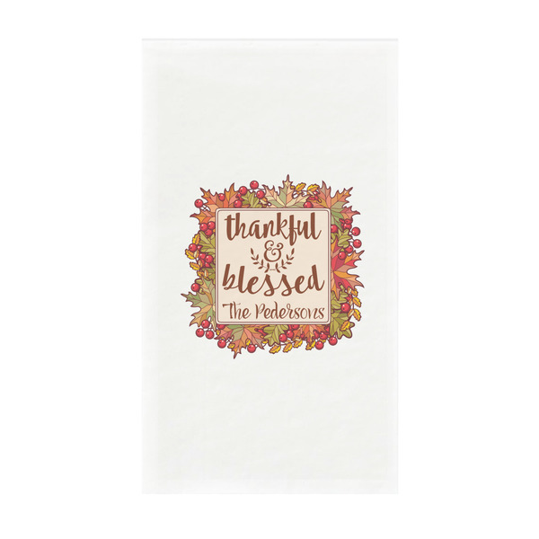 Custom Thankful & Blessed Guest Paper Towels - Full Color - Standard (Personalized)