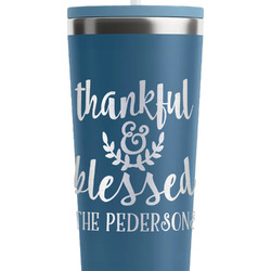 Thankful & Blessed RTIC Everyday Tumbler with Straw - 28oz (Personalized)