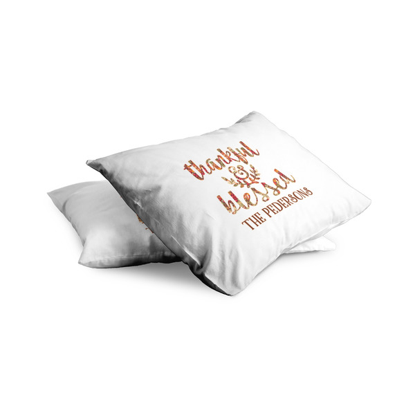 Thankful & Blessed Toddler Pillow Case - TWO (partial print)