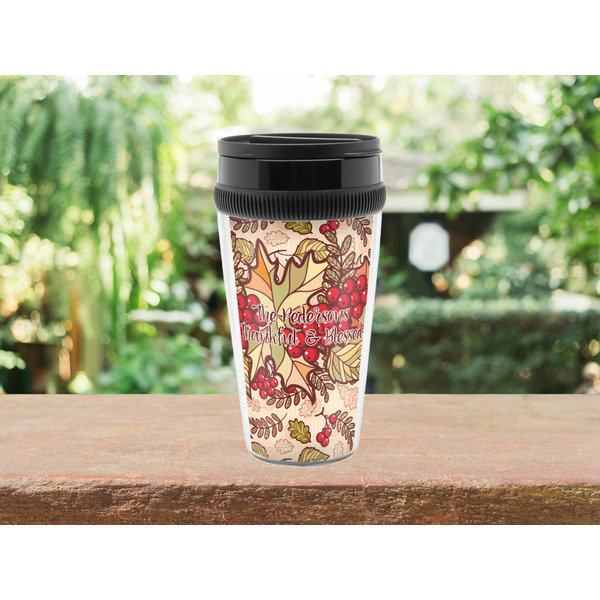 Thankful & Blessed Travel Mug Lifestyle (Personalized)