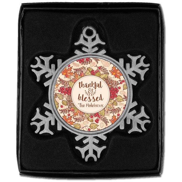 Thankful & Blessed Vintage Snowflake - In box