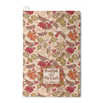 Thankful & Blessed Waffle Weave Golf Towel (Personalized)