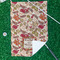 Thankful & Blessed Waffle Weave Golf Towel - In Context