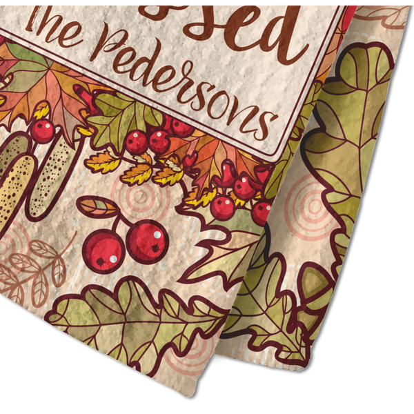 Thankful & Blessed Waffle Weave Towel - Closeup of Material Image