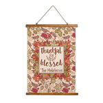 Thankful & Blessed Wall Hanging Tapestry (Personalized)