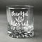 Thankful & Blessed Whiskey Glass - Front/Approval