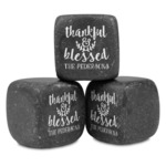 Thankful & Blessed Whiskey Stone Set (Personalized)