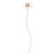 Thankful & Blessed White Plastic 7" Stir Stick - Oval - Single Stick