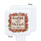 Thankful & Blessed White Plastic Stir Stick - Single Sided - Square - Approval
