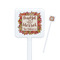 Thankful & Blessed Square Plastic Stir Sticks (Personalized)