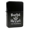 Thankful & Blessed Windproof Lighters - Black - Front/Main