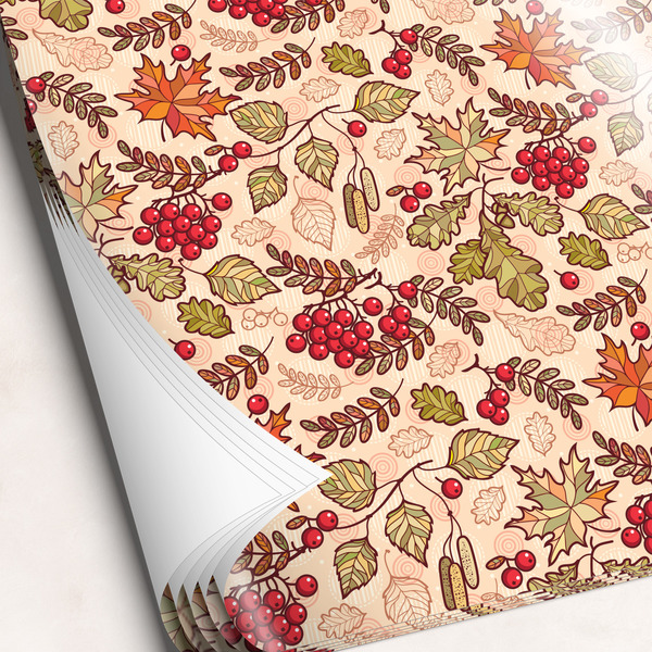Custom Thankful & Blessed Wrapping Paper Sheets - Single-Sided - 20" x 28"