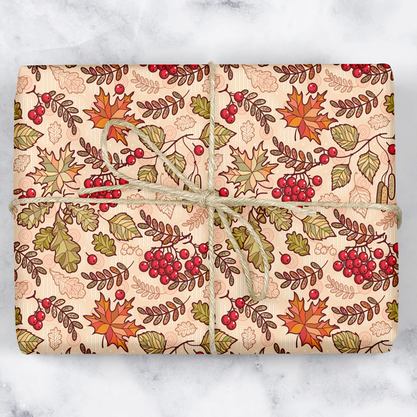 Custom Thankful & Blessed Wrapping Paper