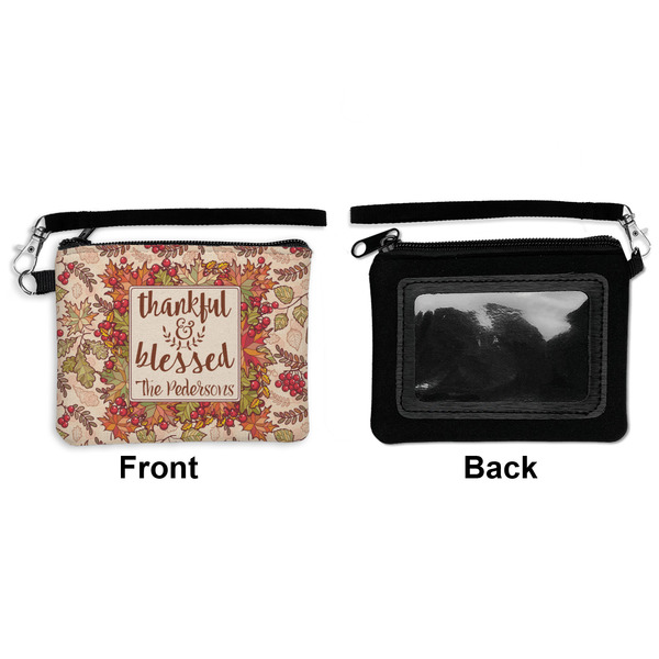 Thankful & Blessed Wristlet ID Cases - Front & Back