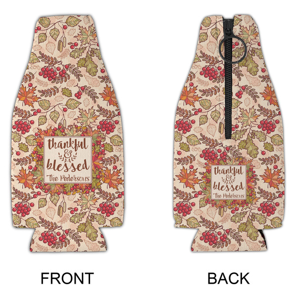 Thankful & Blessed Zipper Bottle Cooler - APPROVAL
