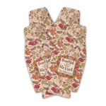 Thankful & Blessed Zipper Bottle Cooler - Set of 4 (Personalized)