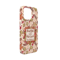 Thankful & Blessed iPhone Case - Plastic - iPhone 13 Mini (Personalized)