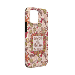 Thankful & Blessed iPhone Case - Rubber Lined - iPhone 13 Mini (Personalized)