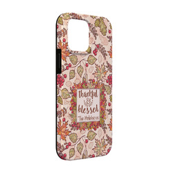 Thankful & Blessed iPhone Case - Rubber Lined - iPhone 13 Pro (Personalized)
