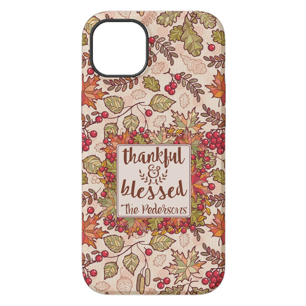 Thankful & Blessed iPhone 14 Plus Tough Case - Back