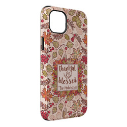 Thankful & Blessed iPhone Case - Rubber Lined - iPhone 14 Pro Max (Personalized)