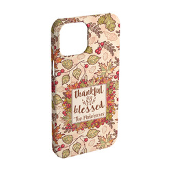 Thankful & Blessed iPhone Case - Plastic - iPhone 15 (Personalized)