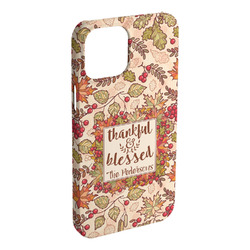 Thankful & Blessed iPhone Case - Plastic - iPhone 15 Plus (Personalized)