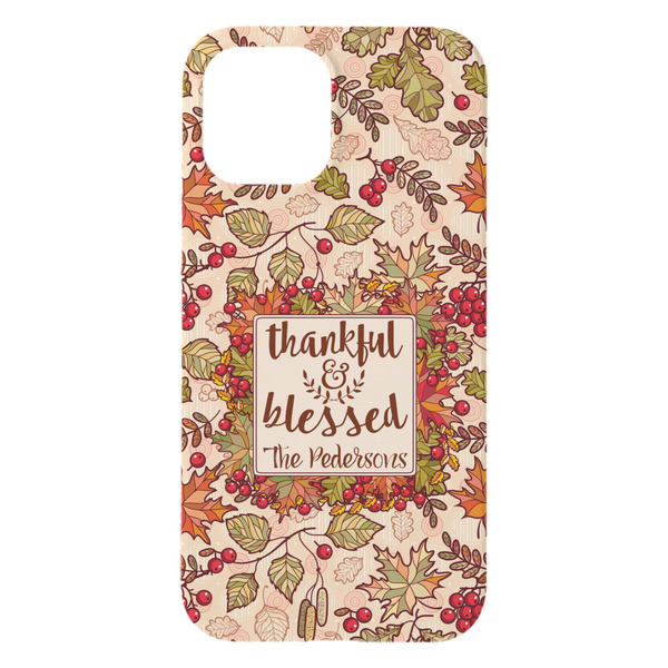 Thankful & Blessed iPhone 15 Plus Case - Back