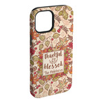 Thankful & Blessed iPhone Case - Rubber Lined (Personalized)