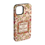 Thankful & Blessed iPhone Case - Rubber Lined - iPhone 15 Pro (Personalized)