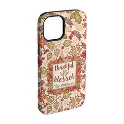 Thankful & Blessed iPhone Case - Rubber Lined - iPhone 15 Pro (Personalized)