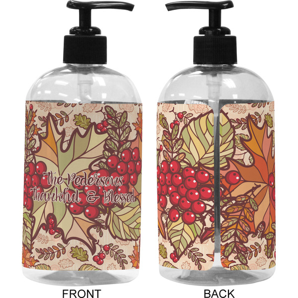 Thanksgiving Quotes and Sayings 16 oz Plastic Liquid Dispenser (Approval)