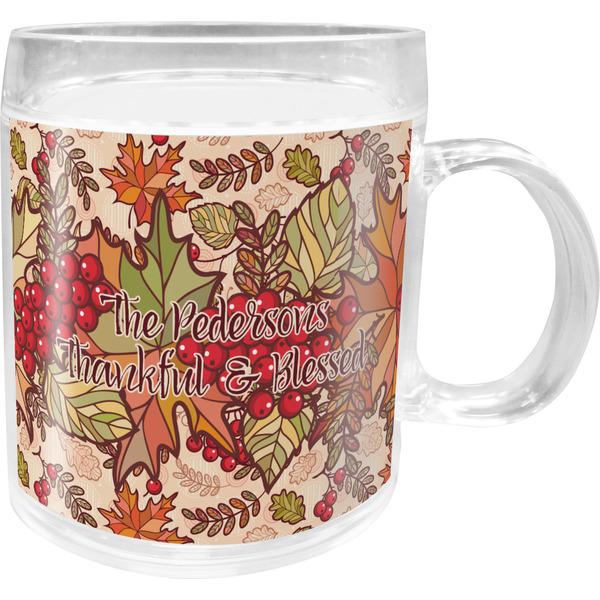 Custom Thankful & Blessed Acrylic Kids Mug (Personalized)